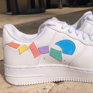 Colour Block Nike Air Force 1, Women's Fashion, Footwear, Sneakers on  Carousell